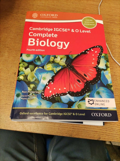 Cambridge IGCSE (R) & O Level Complete Biology. Ref Y