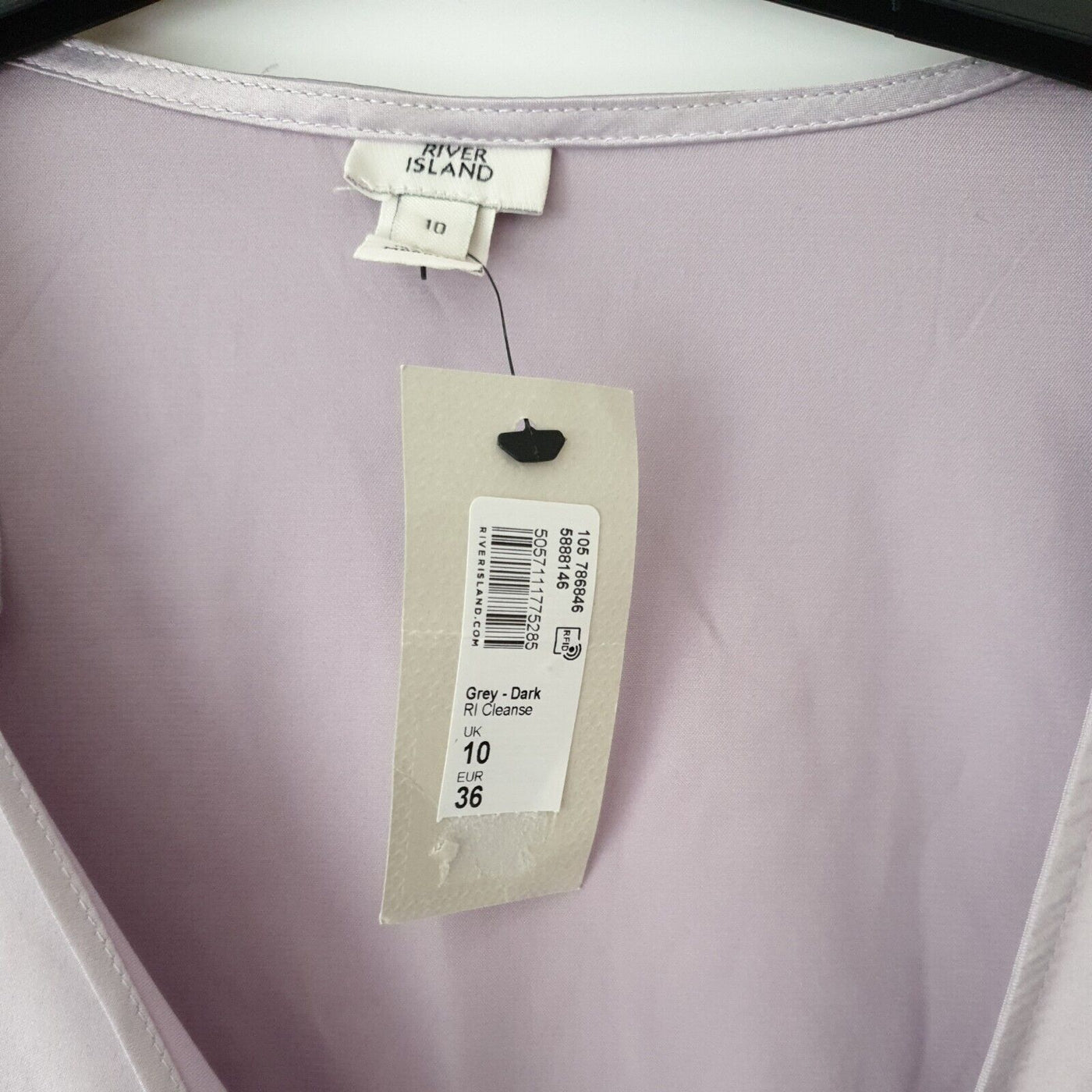 River Island Lilac Wrap Blouse Uk10****Ref V57