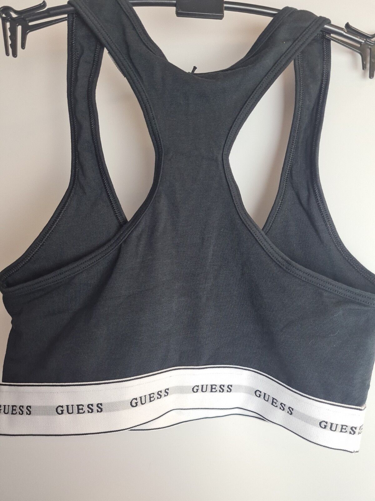 Guess Black Logo Sports Bra/ Bralette Size XSmall **** VA1