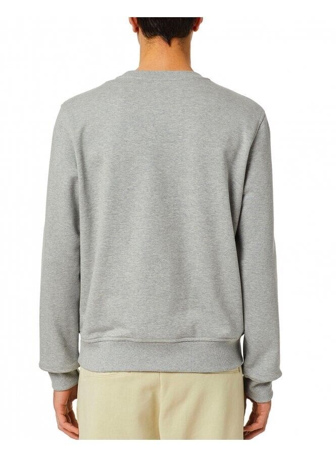 Diesel S-Crew-Division Felpa Sweatshirt - Grey. UK M