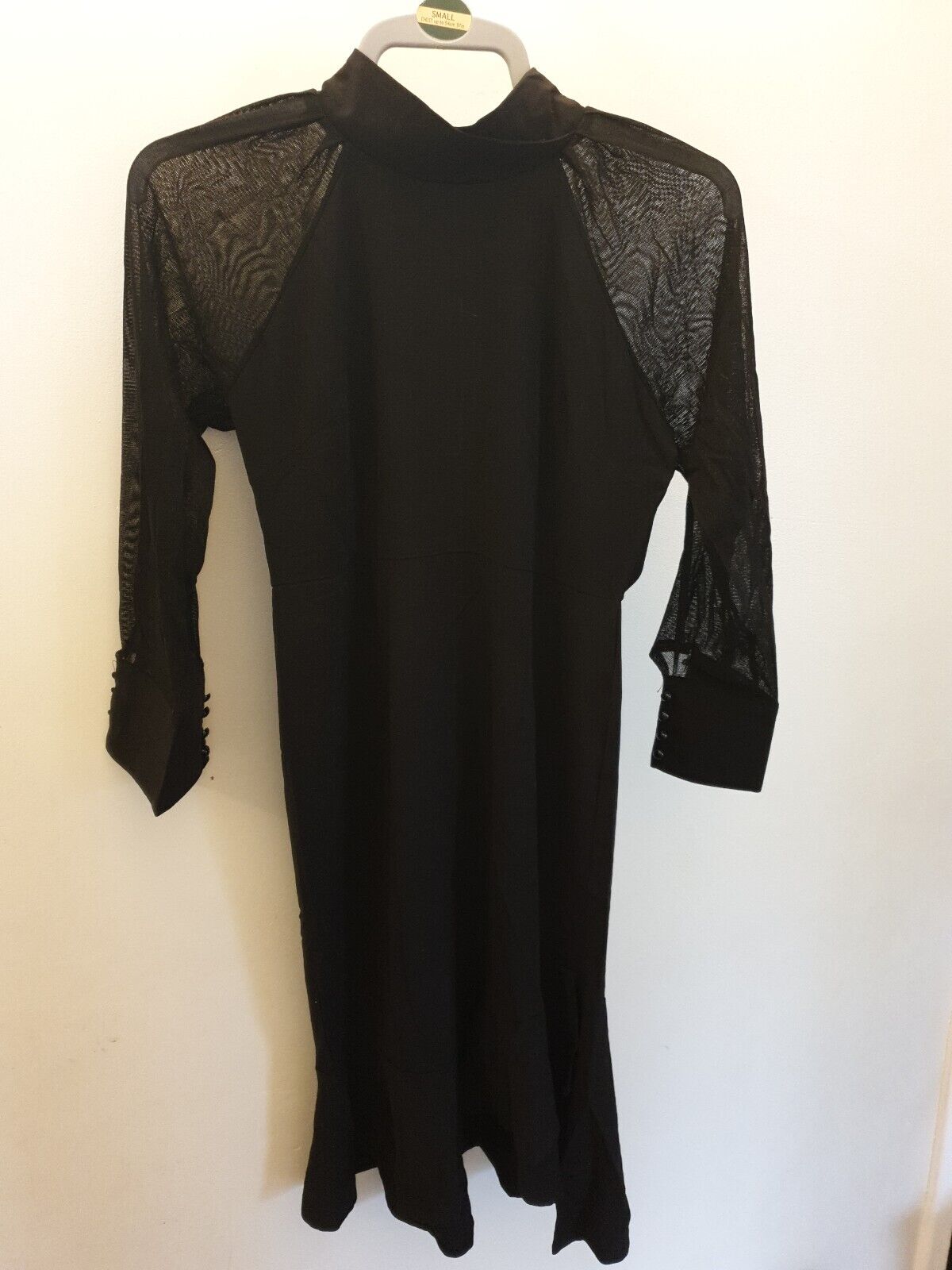 Kaimilan Black Dress High Neck Pepium Size 40- L REF DC1