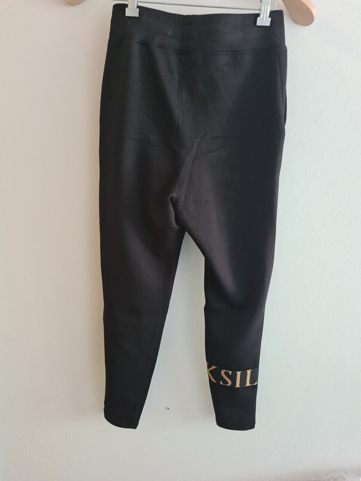 Siksilk Dynamic Track Pants Black & Gold Size S BNWT Ref****V552