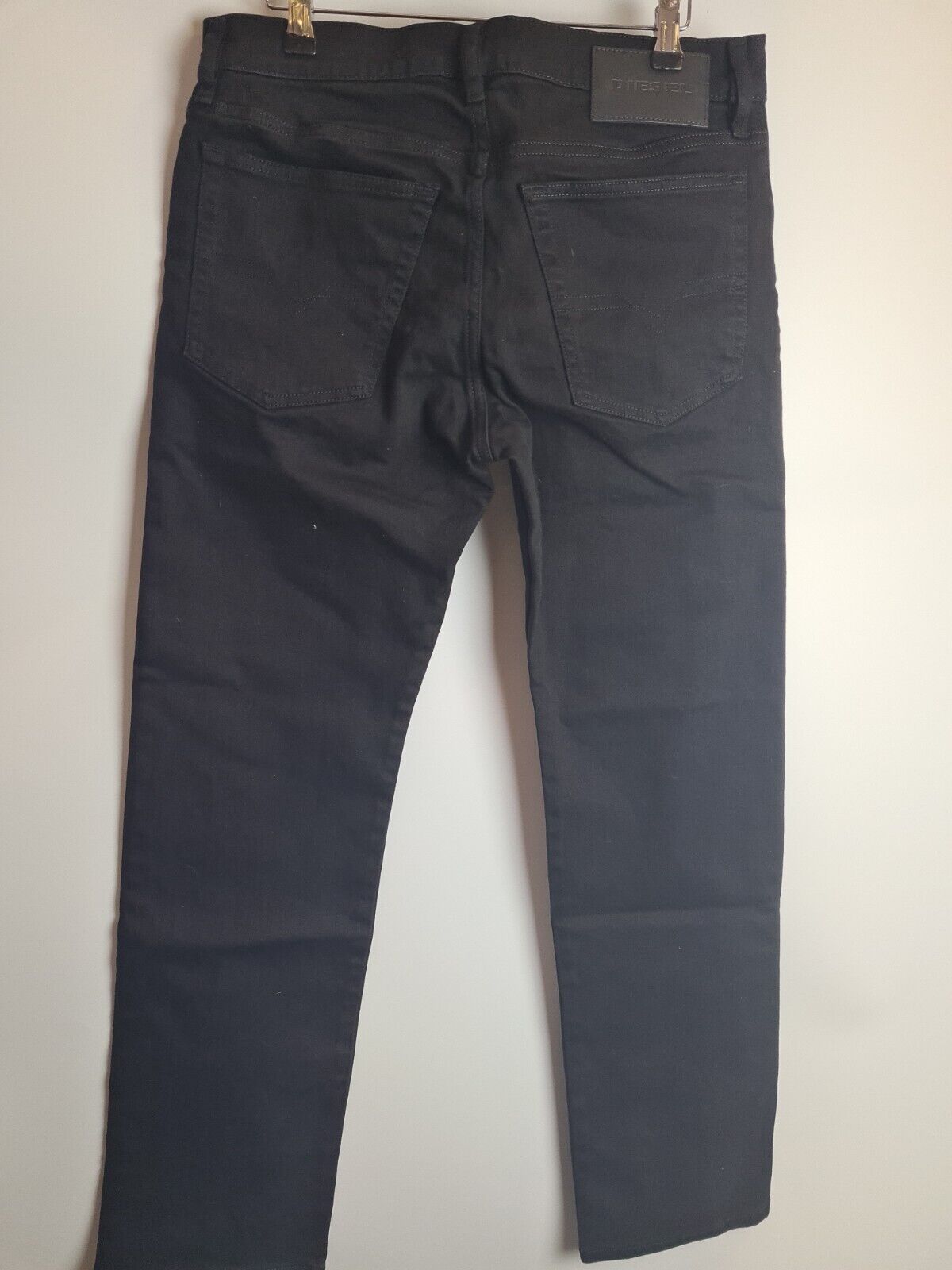 Diesel D-Mihtry Straight Fit Black Jeans Size 30 Short