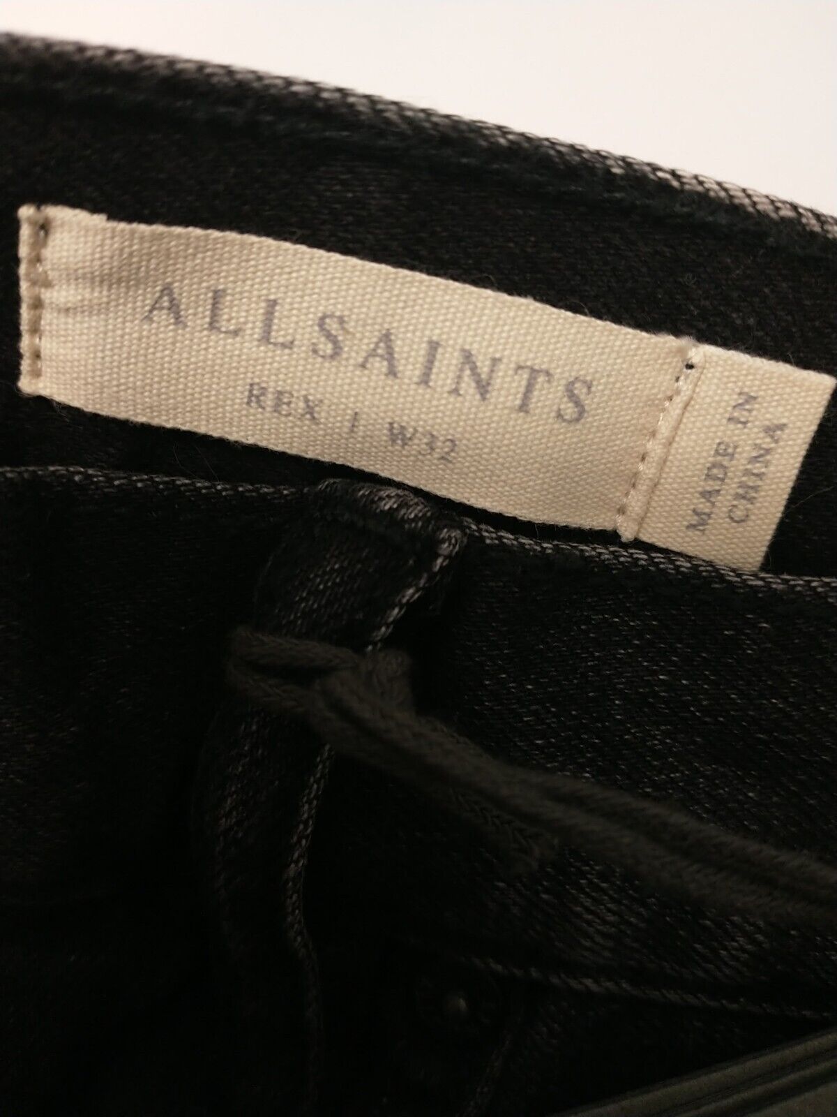 All Saint's Men's Rex Washed Black Jeans W32 **** Ref V522