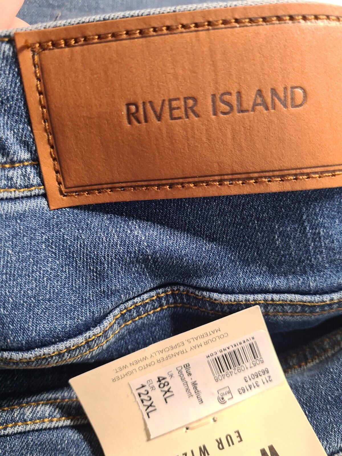 River Island Jeans Skinny Stretch Sid W48/L36 ****Ref V248