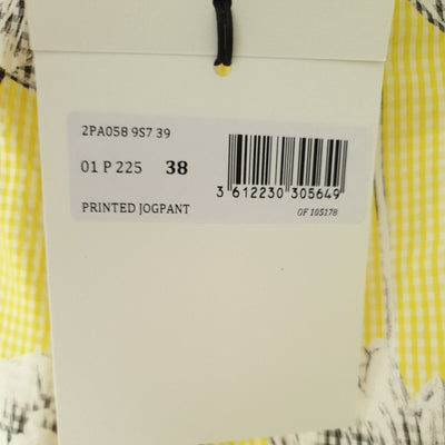 Kenzo Printed Jogpant Yellow Size 38****Ref V26