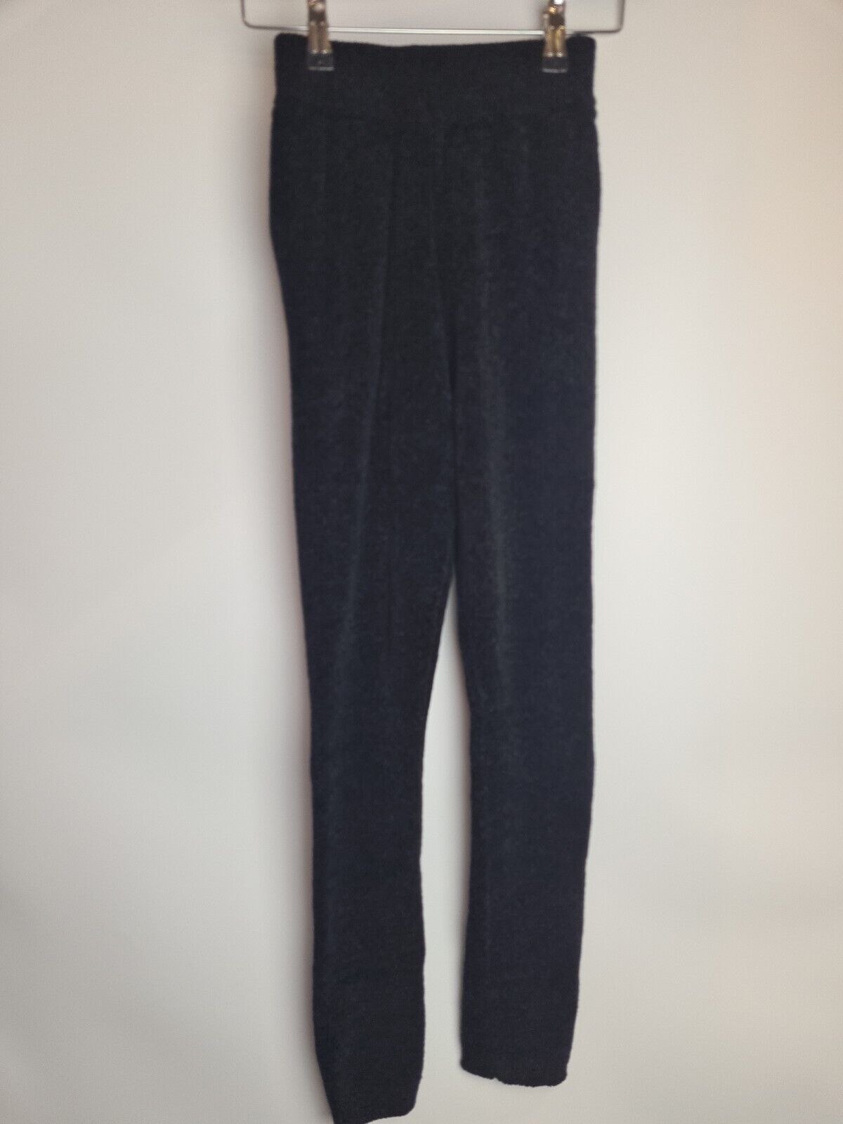 Michelle Keegan Chenille Black Leggings Size Large **** V315