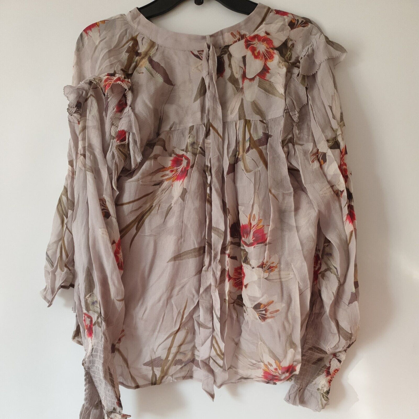 All Saints Floral Print Blouse Size 8****Ref V187