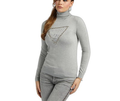 Guess Women's Noemi Long-Sleeve High Neck Sweater Size Small