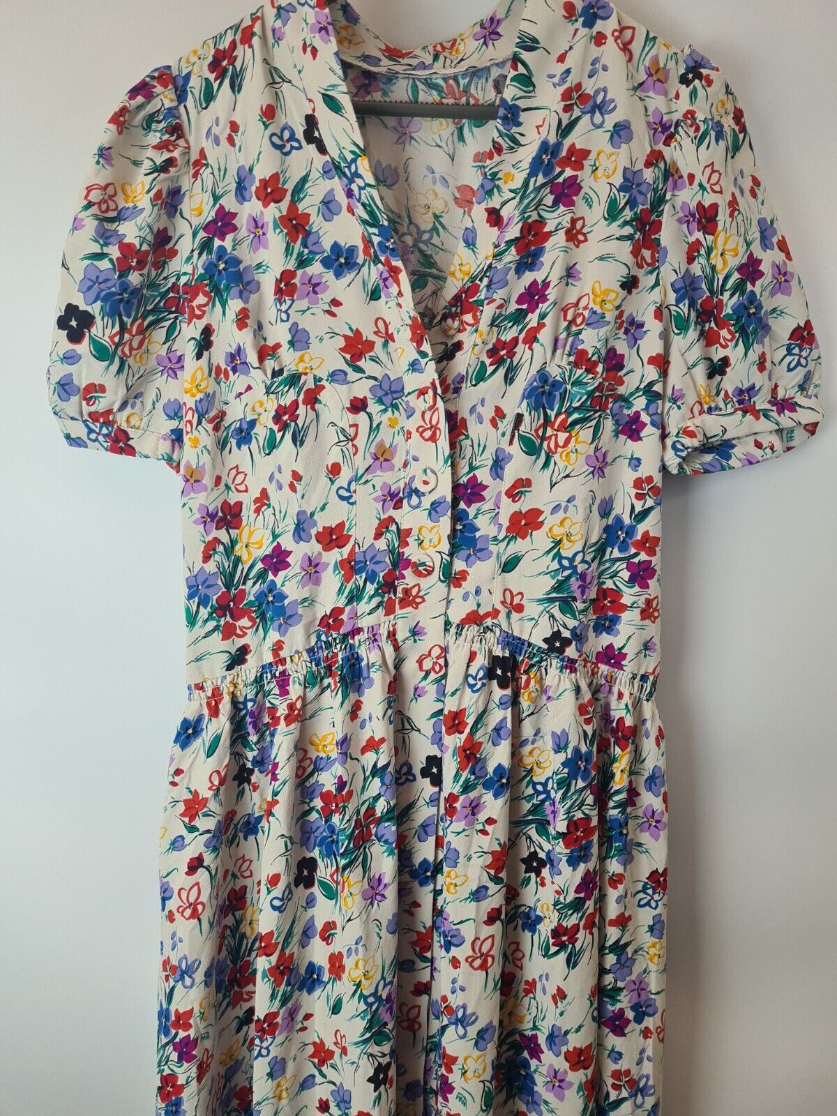 Michelle Keegan Button Up Floral Printed Maxi Dress UK 8 **** V244