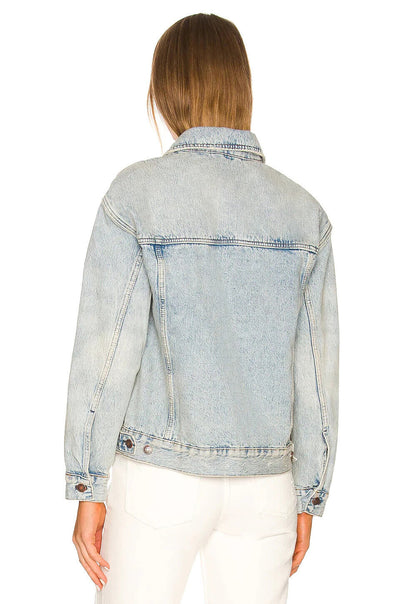 We The Free Jolene Trucker Denim Jacket. UK XS. ****V189