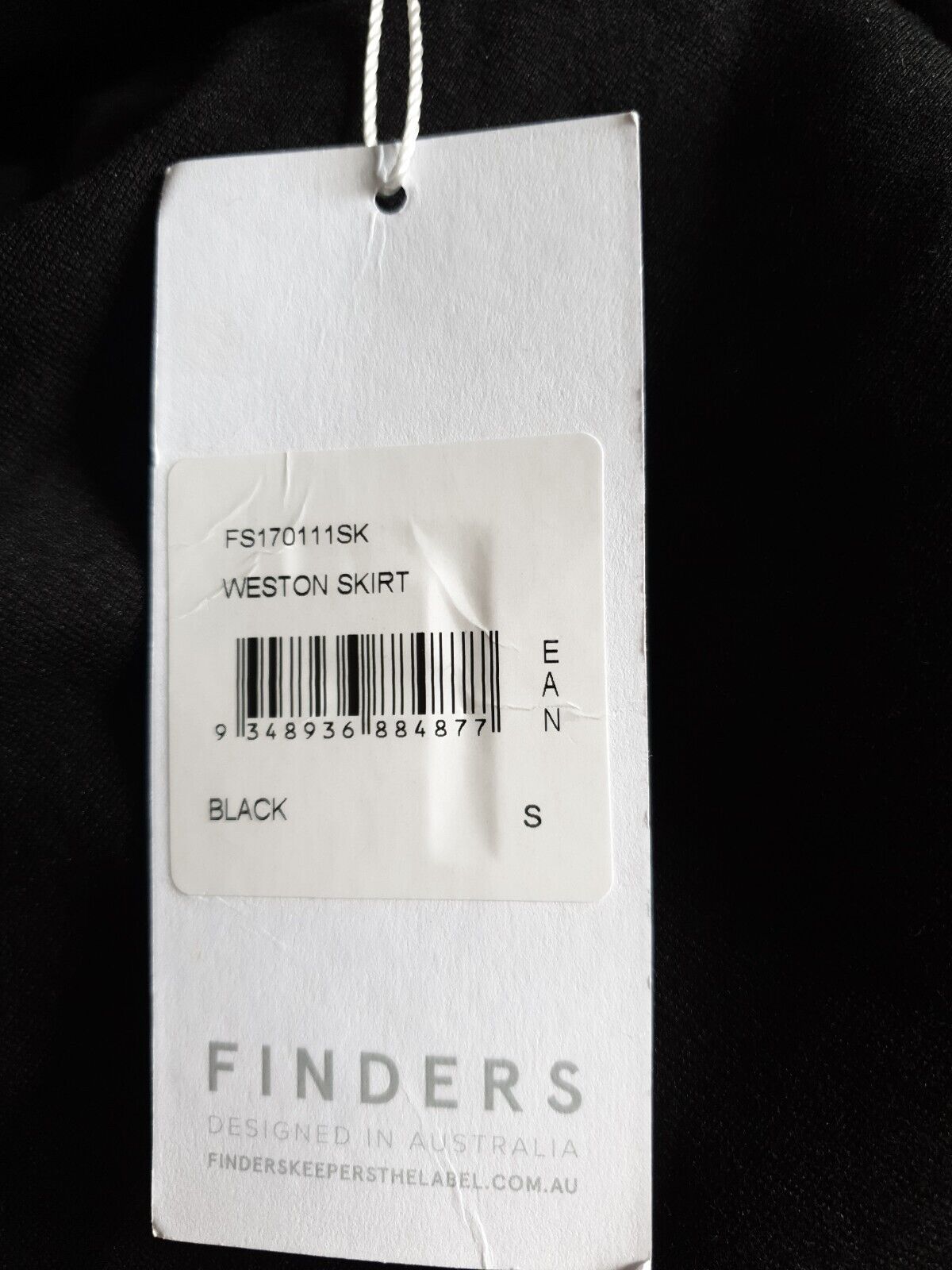 Finders Weston Skirt Black Size S Ref Y39