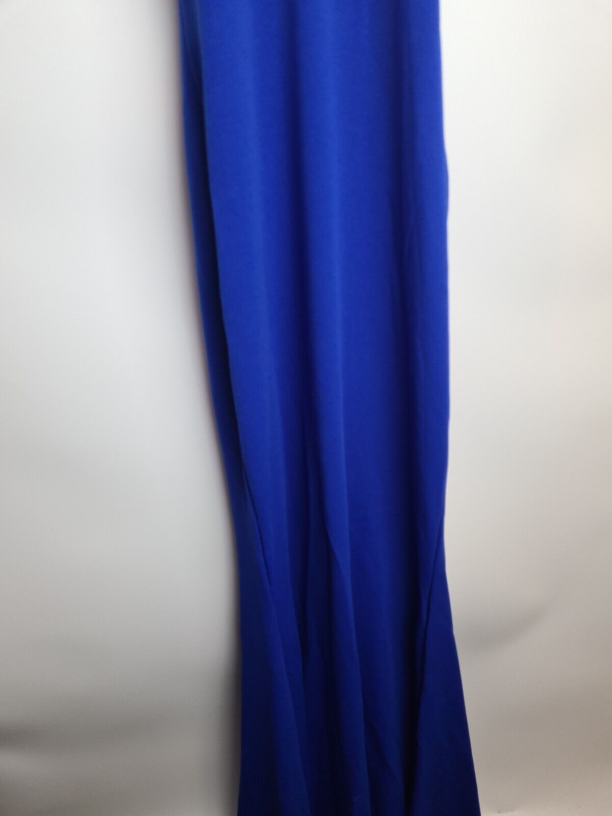 Missguided Crepe Blue Halterneck Maxi Dress Size 8 **** V61