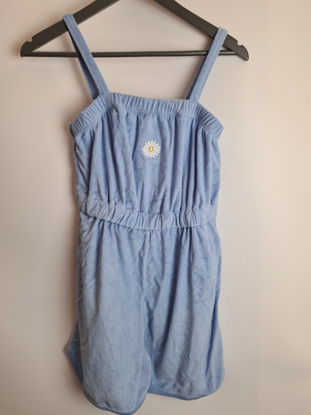 River Island Girls Toweling Playsuit - Blue. UK 11-12 Years **** Ref V262