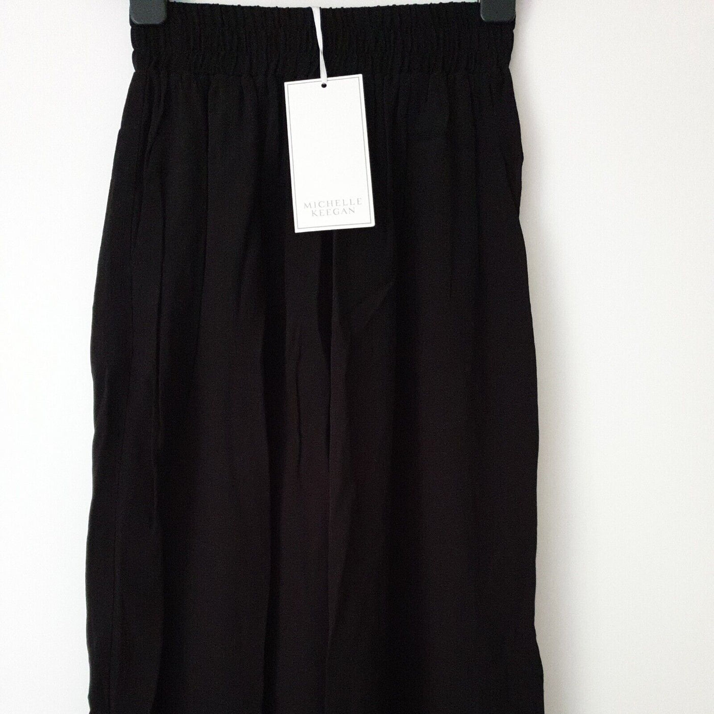 Michelle Keegan Black Elasticated Waist Trousers Black Size 8 ****Ref V544