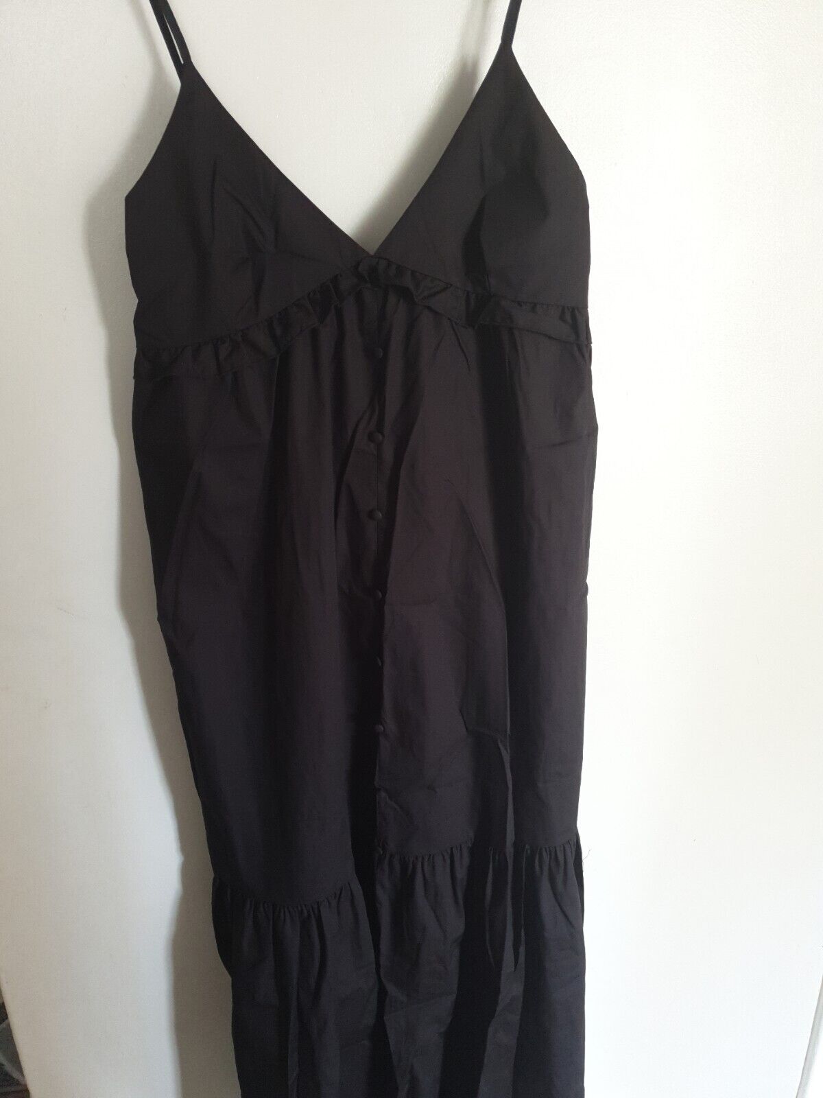 River Island Black Maxi Dress UK 12 .