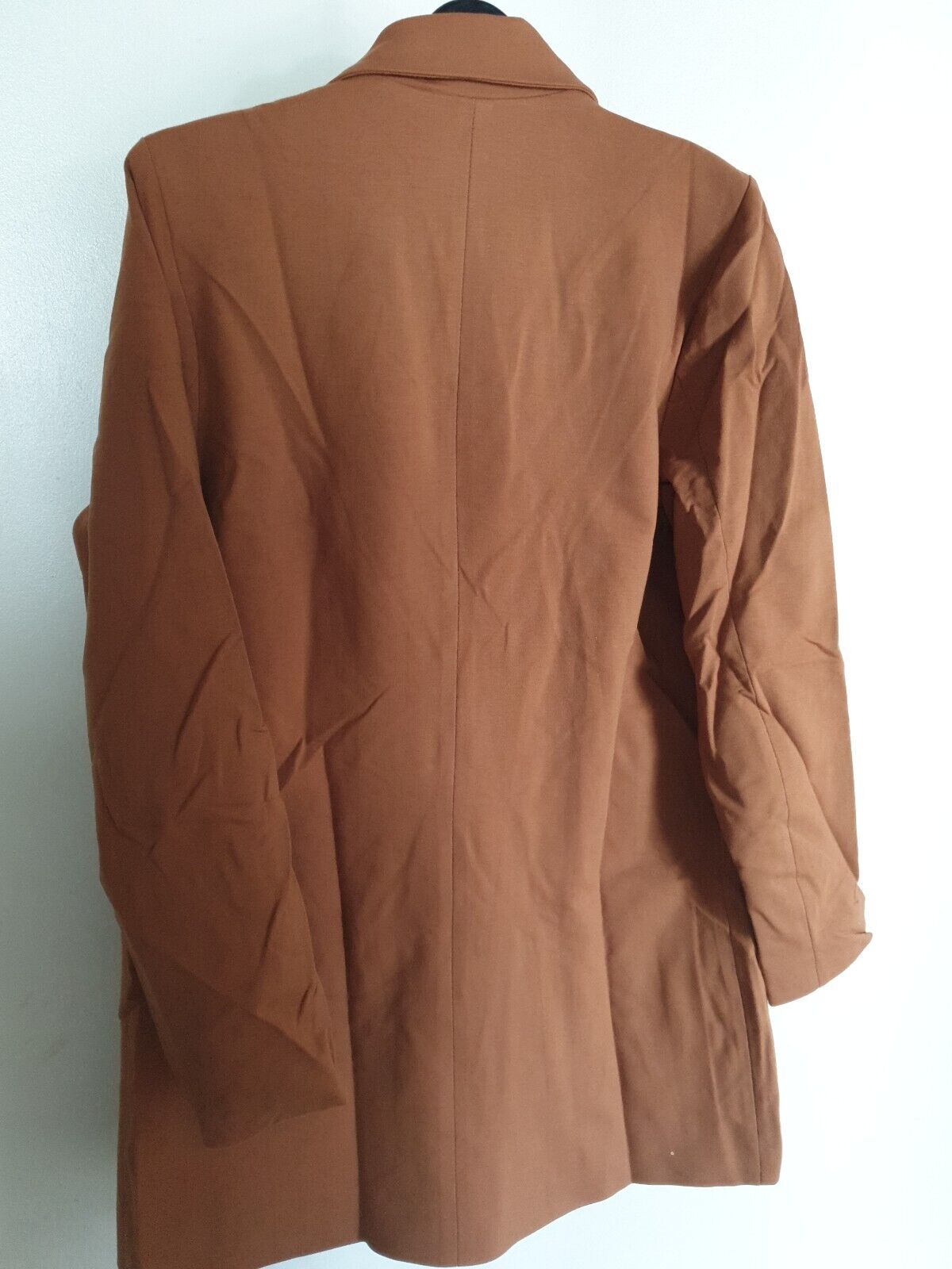 Moe Caramel Two-button Longline Jacket Size M Ref Y16