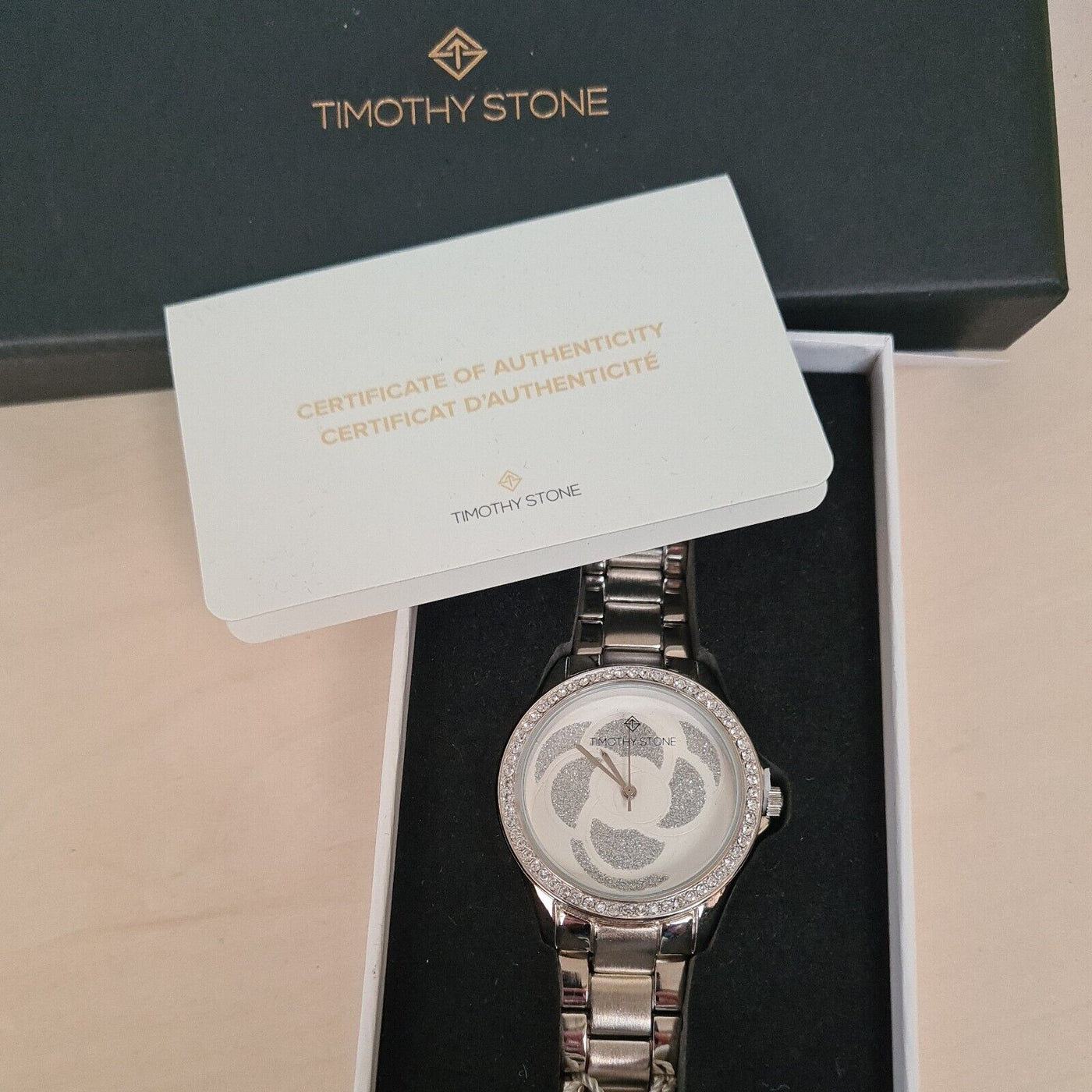 Timothy Stone Katy Silver-Tone Watch BNWT Ref SC10