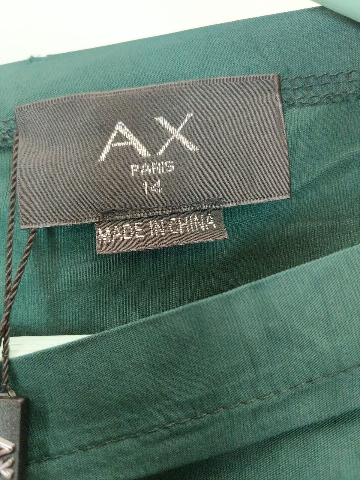 AX ParisGreen High Low Midi Dress Size UK 14 **** V39