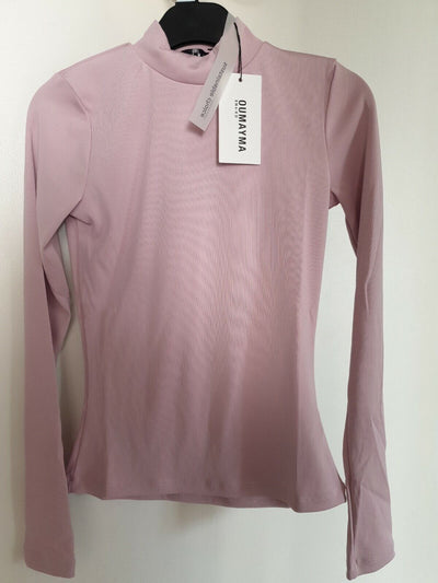 na-kd Ribbed Turtleneck Top Purple Size S Ref Sc5