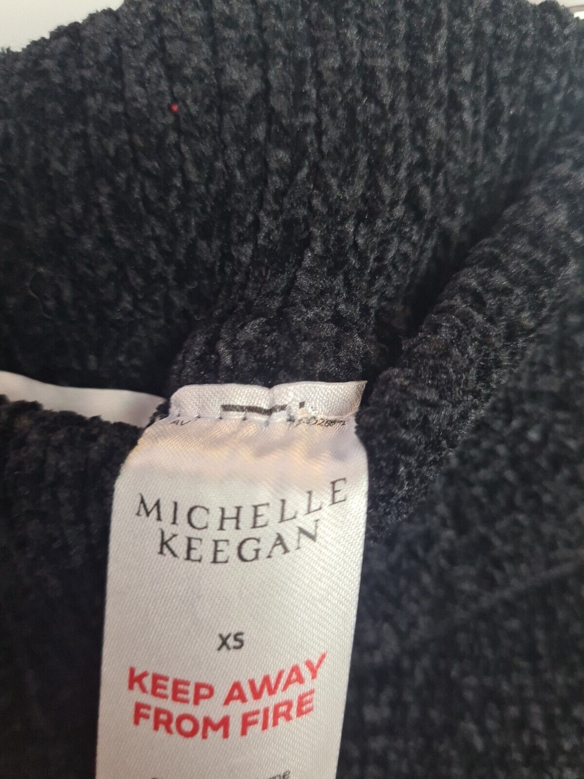 Michelle Keegan Chenille Black Leggings Size XSmall **** V92