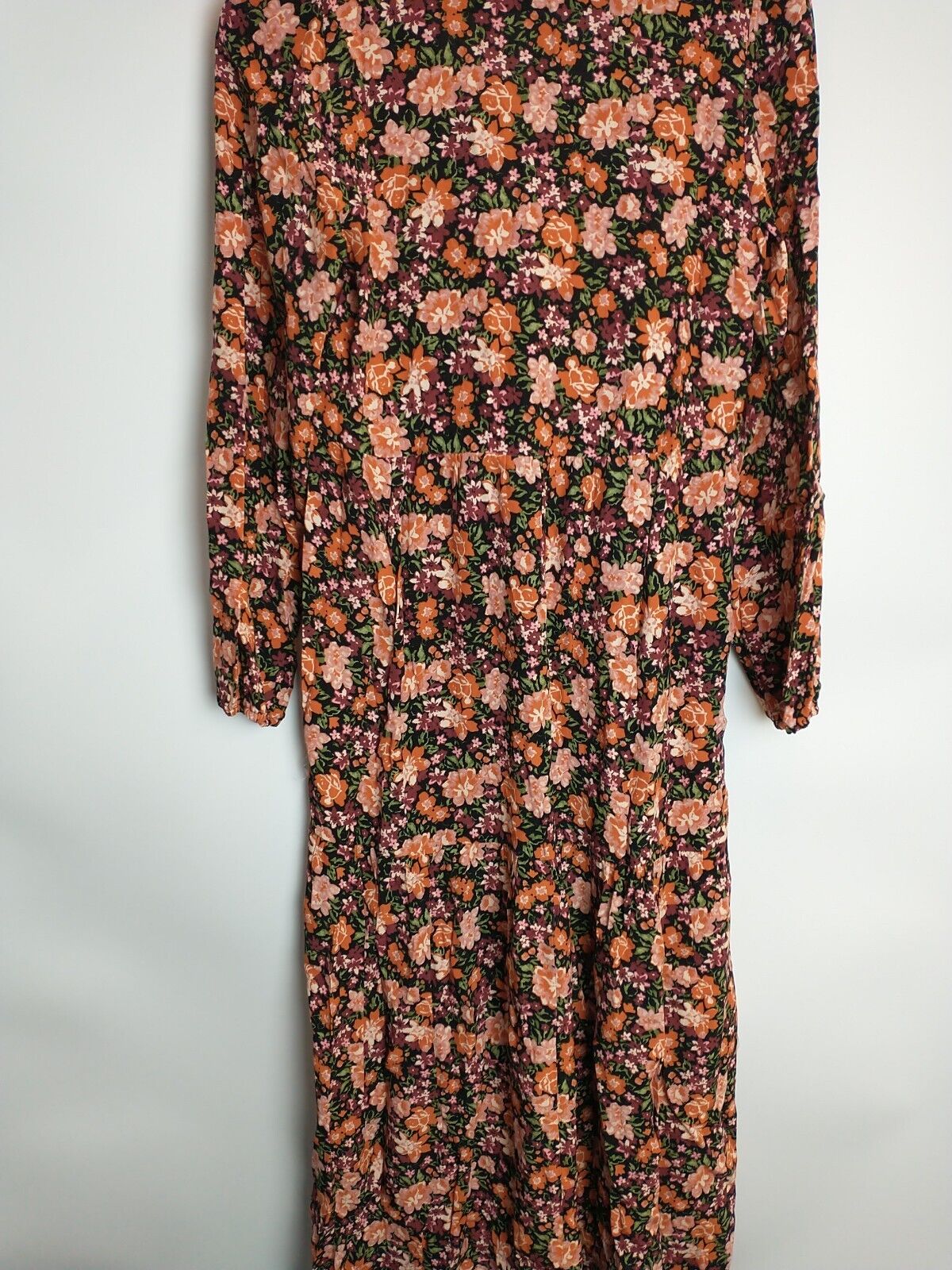 Nobodys Child Autumnal Floral Florence Midi Dress Size UK 8 **** V146