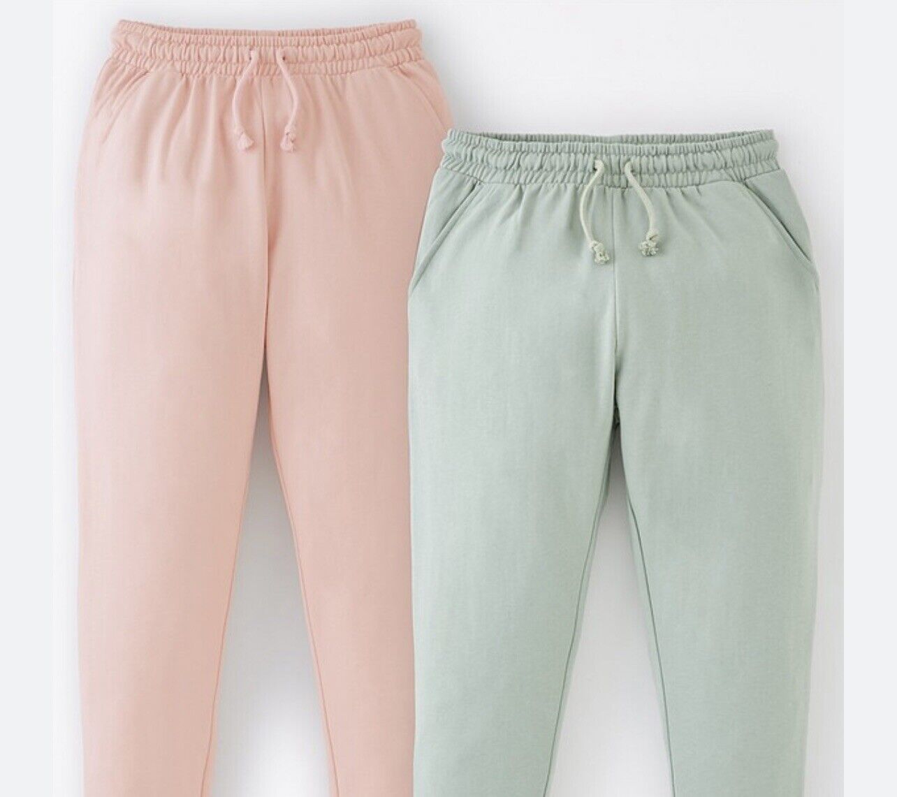 Girls Joggers (2 Pack) - Green/Pink. UK 13 Years **** Ref V340
