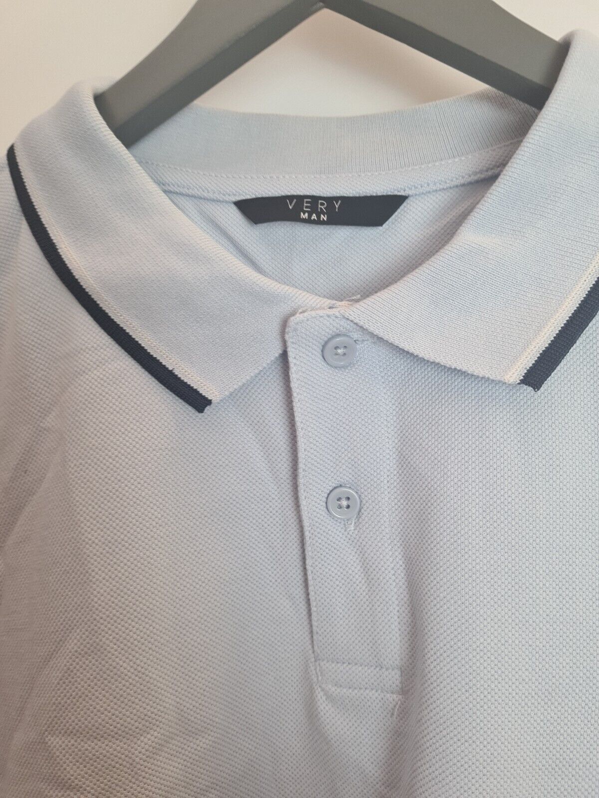 Men's Blue Polo T-Shirt. Size 4XL. **** Ref V374