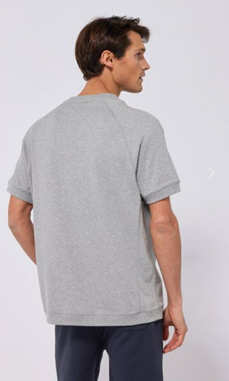 Pyrenex Organic Sweatshirt Mens- Silver Marl Grey. UkXL