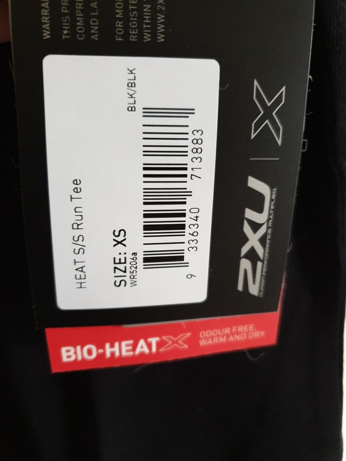 2XU Heat Short-Sleeved Women's Running T-Shirt, Black - X-Small Ref LB3