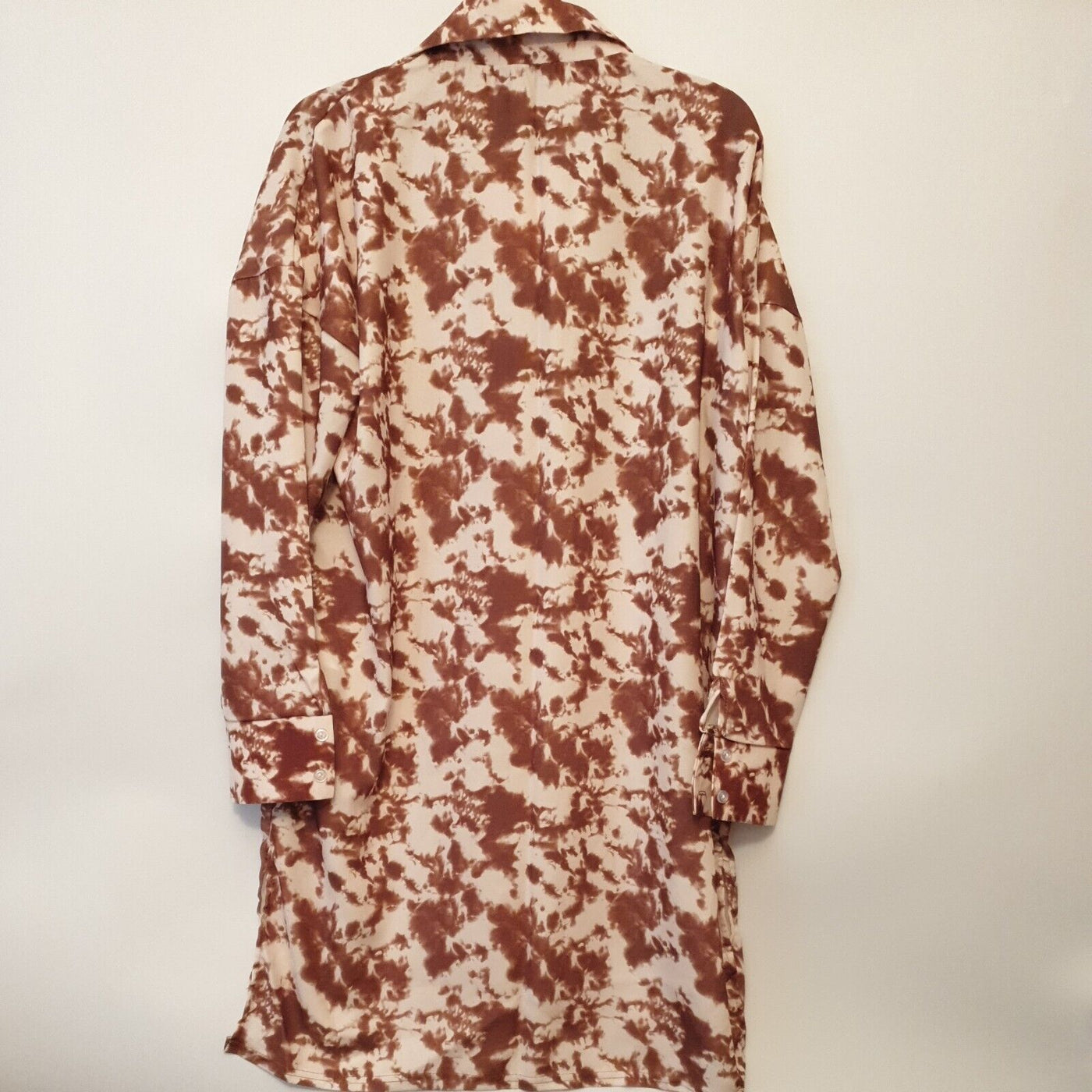 Missguided Brown Shirt Dress Size 8****Ref V67