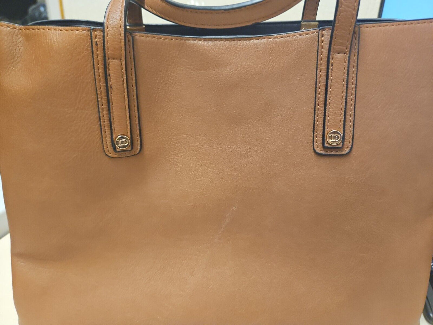 Dune London Dorrie Large Tan Unlined Tote *** SA1