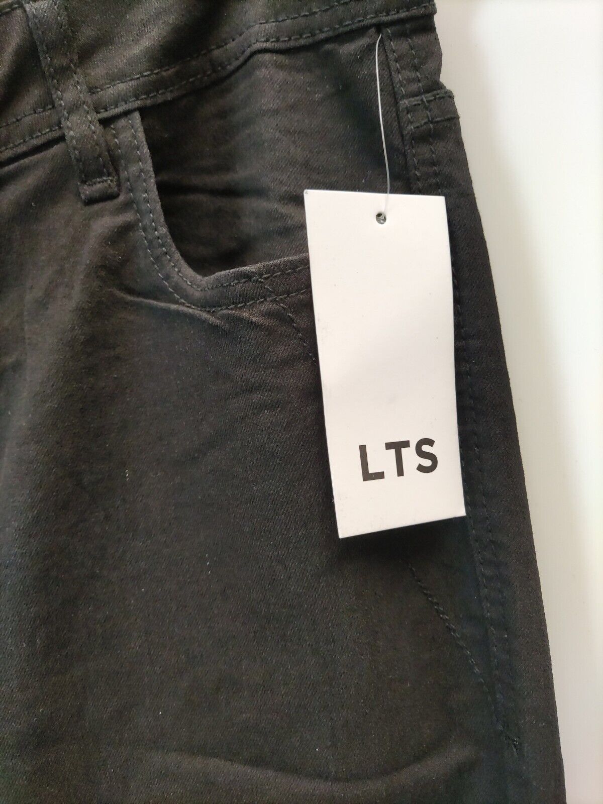 Long Tall Sally Straight Legged Jeans. Black. UK 10. ****V494