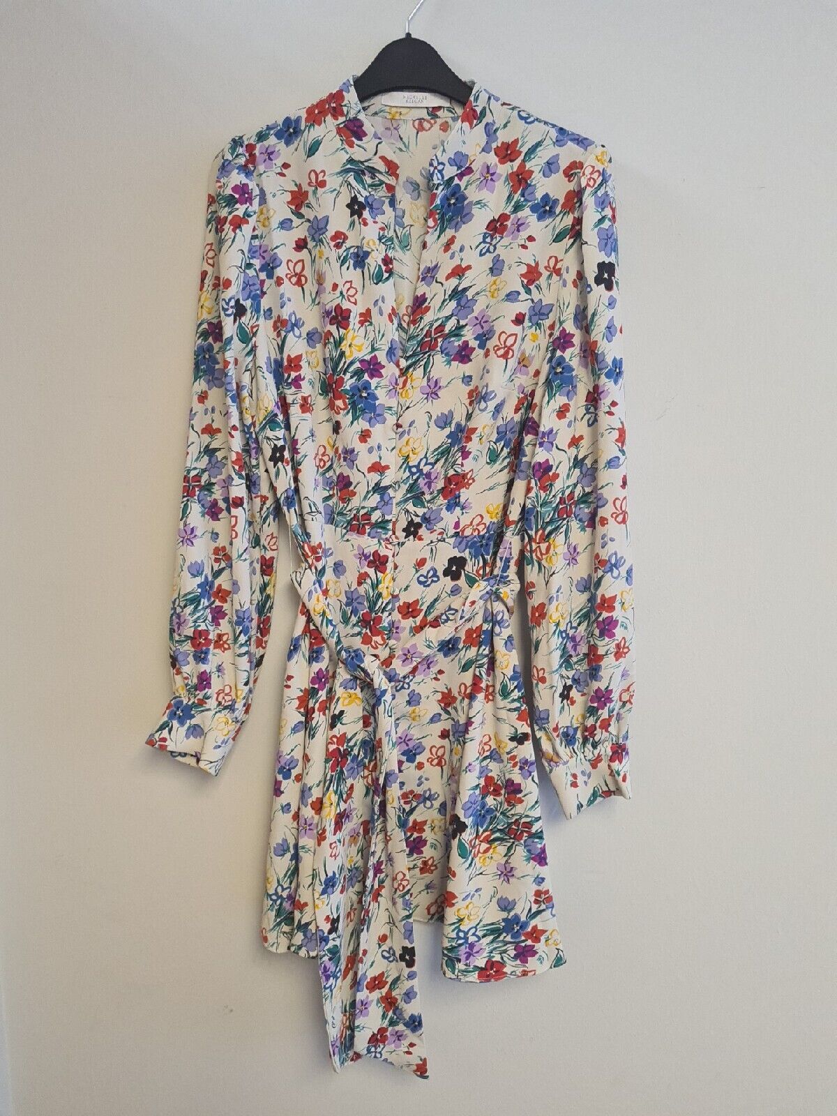 Michelle Keegan Floral Button Mini Dress Size 10 Ref****V500