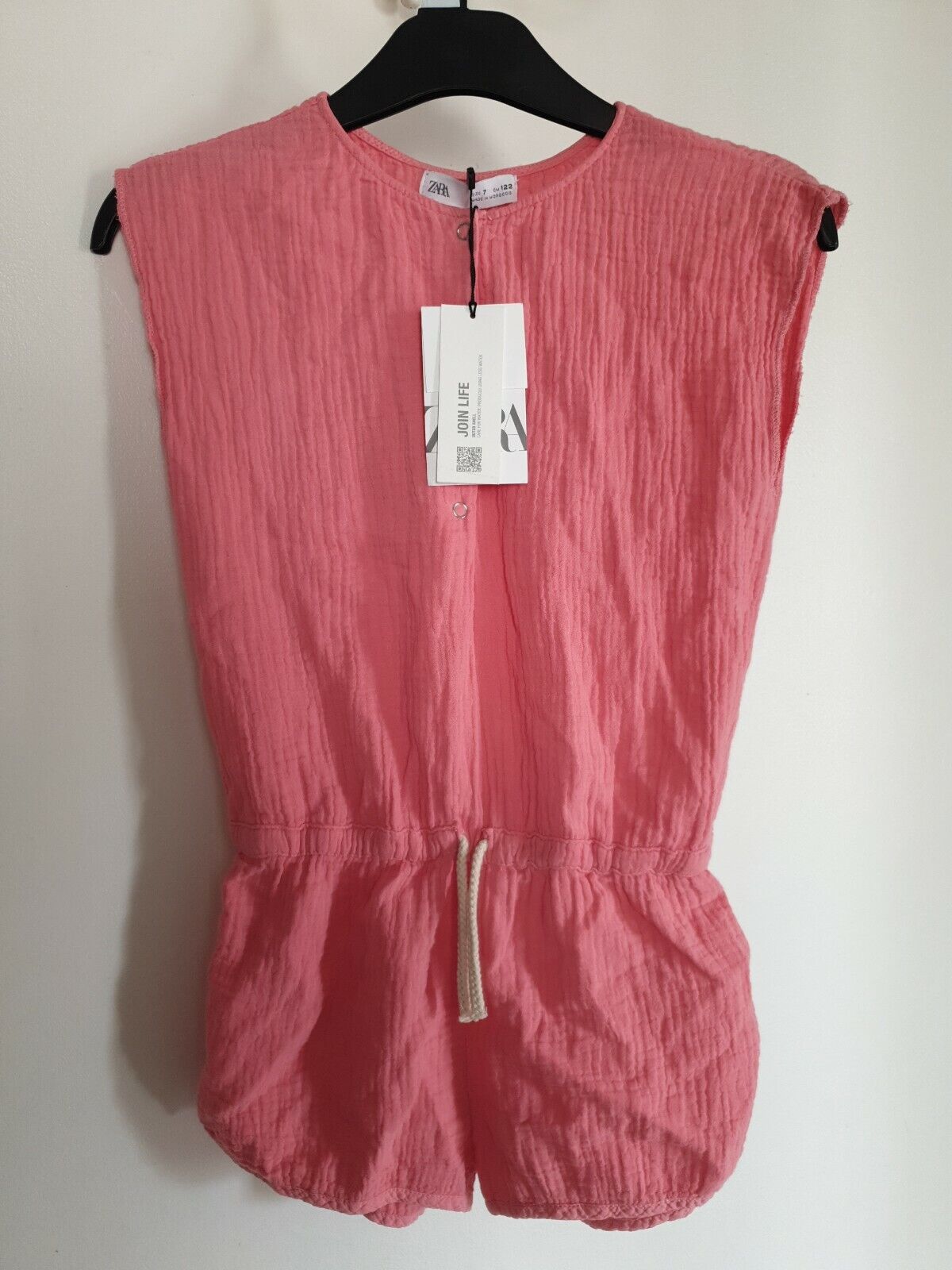 zara playsuit Size 7years cm122 Pink Ref Y40