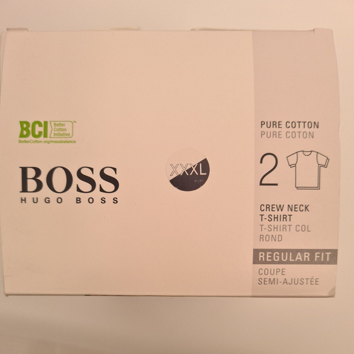 Boss Hugo Boss Pure Cotton Regular Fit Crew Neck T.Shirt Size 3XL Ref ****V10