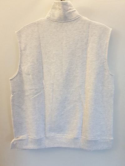 Frost Marl Zip Sleeveless Sweatshirt Uk18****Ref V555