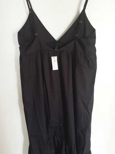 River Island Black Maxi Dress UK 12 .