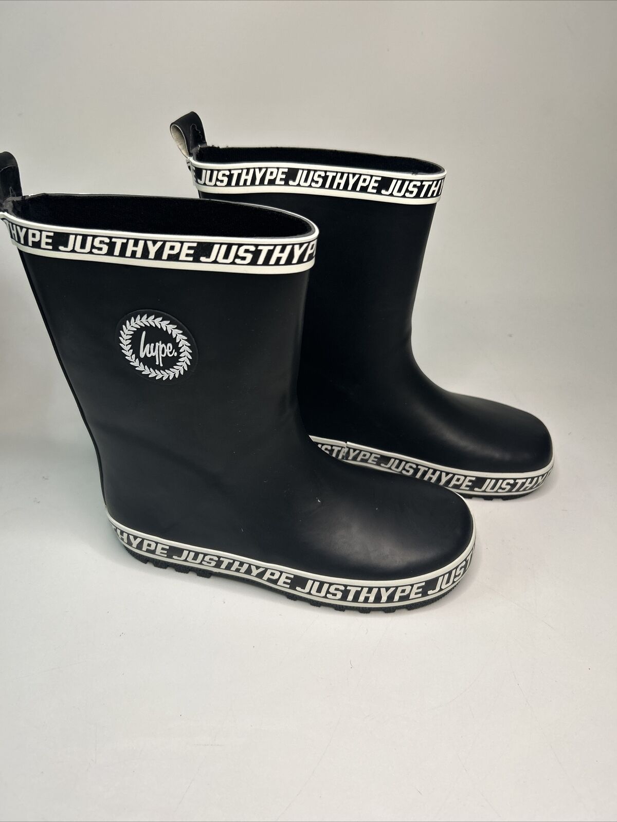 Hype Taping Kids Wellies - Black. UK 11.5 **** Ref VS1