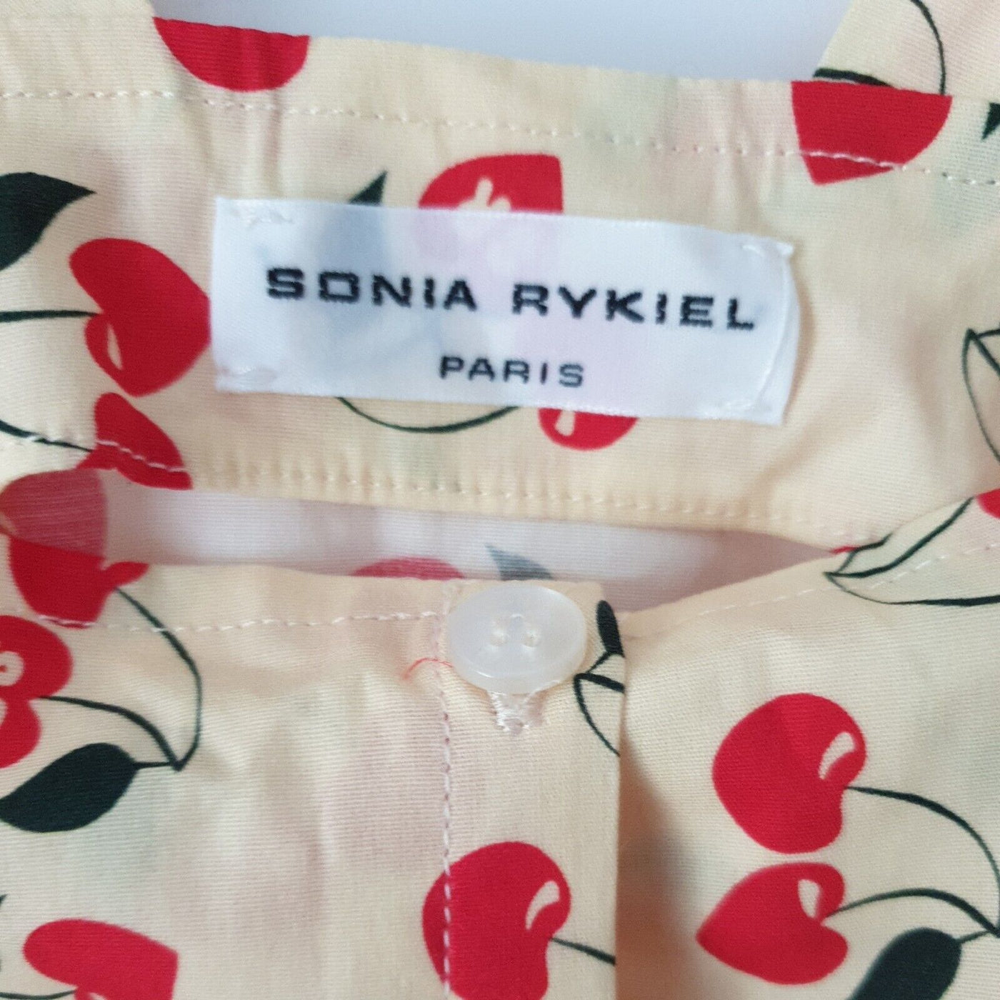 sonia rykiel Cherry Print Playsuit Yellow Size 10yrs****Ref V40