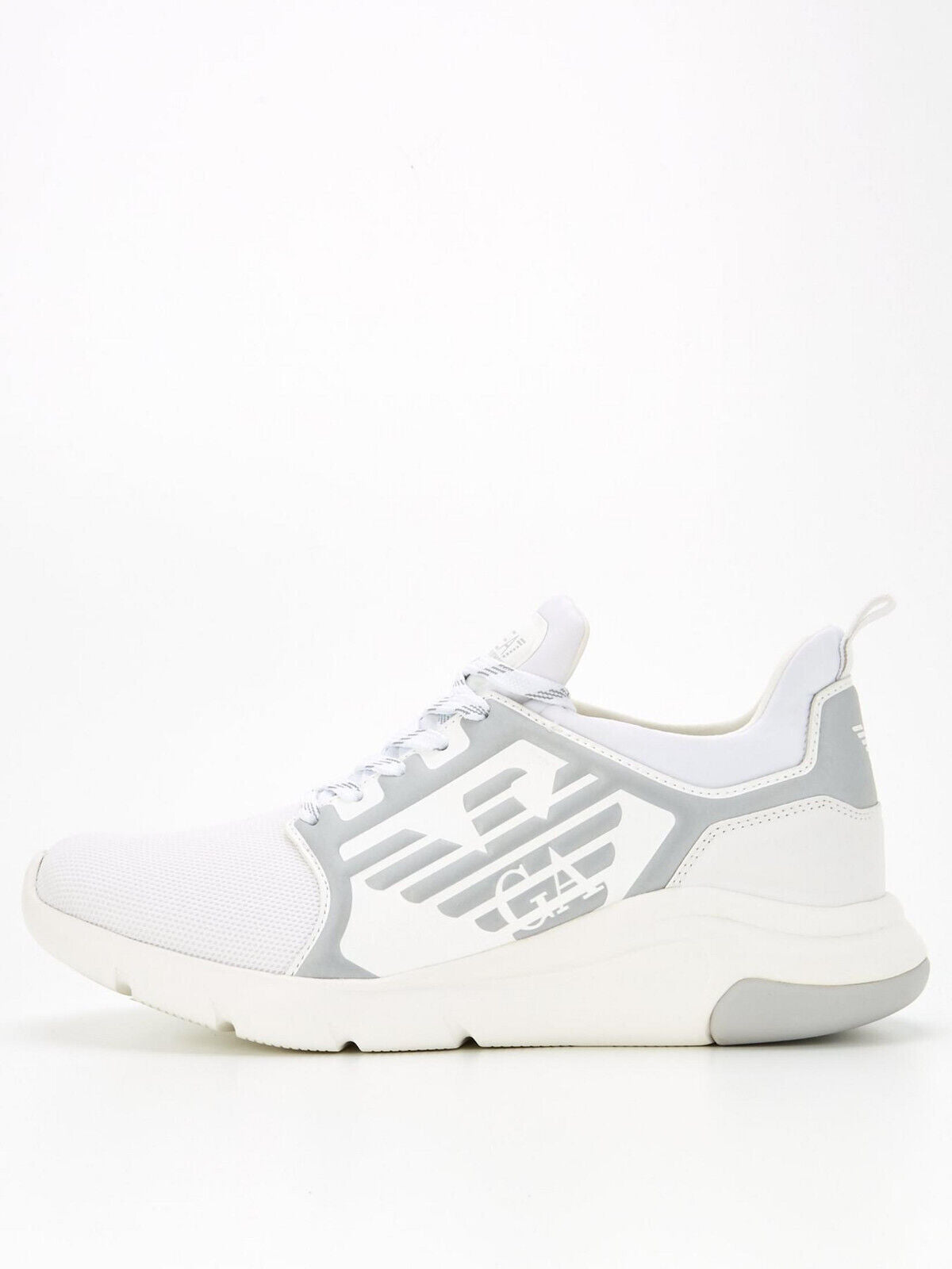 EA7 Emporio Armani Racer Reflex Runner Trainers - White. UK 8 VS1