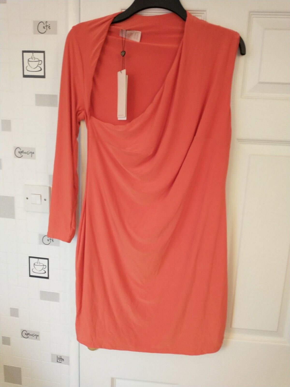 Club London.Suze 23 Orange Dress .New with defects Ref Y11