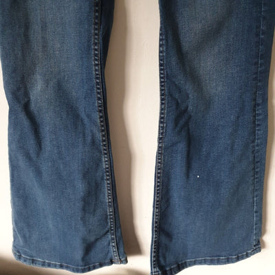 Missguided Blue Flared Denim Jeans Uk6****Ref V106