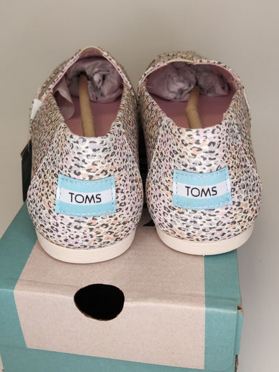 Toms Alpargata Shoe. Mini Leopard Print. UK 4. ****RefVS1