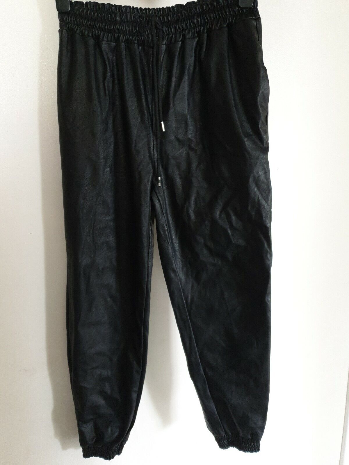 Quiz Womens PU Leather Look Pants Size L Ref Y39