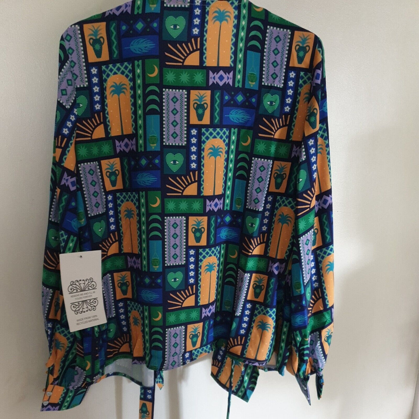 never fully dressed Aqua Street Art Tilly Blouse Size Large ****Ref V314