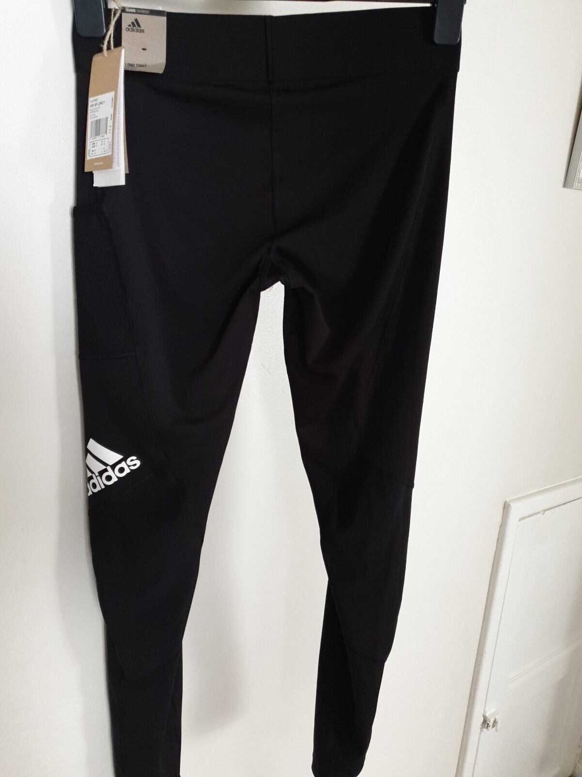 Adidas Black/White Tights Size M Ref Y1