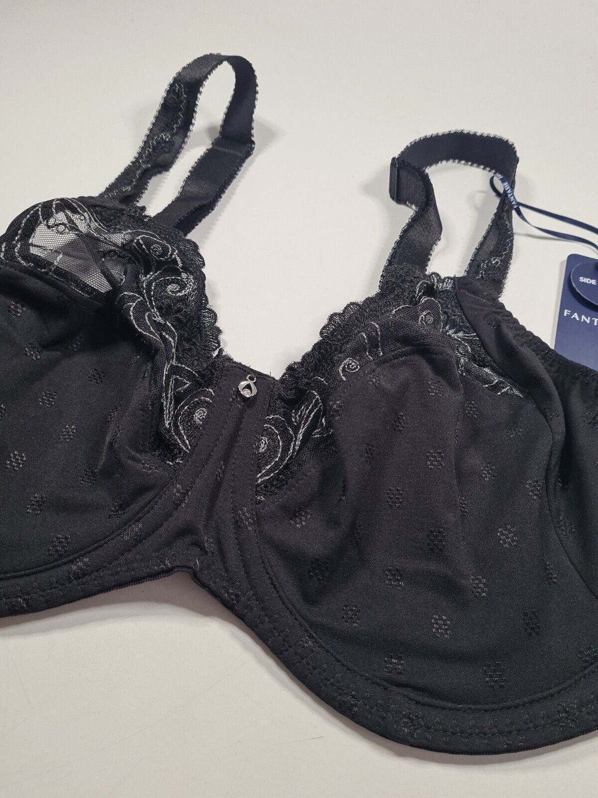 Fantasie Jocelyn Side Support Black Bra Size 34E **** V353