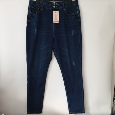 Missguided Plus Blue Jeans Sinner W Seam Detail UK 18 ****Ref V32