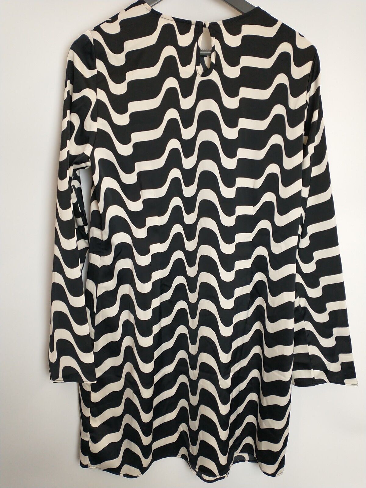 Mango Ivanka Black And White Mini Dress Size 8 **** V391